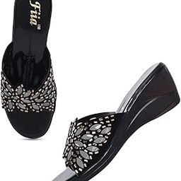 Women Fashion Heels for Weddings & Parties Black-image-37