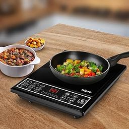Wipro Vesta CIC102 Induction Cooktop 1600 Wwith soft Push button| Crystal Glass Plate|7 Segment LED display for power and temperature settngs for fast cooking-image-67