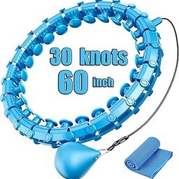 Dumoyi Smart Weighted Hoop for Adults Weight Loss,Infinity Fitness Hoop Plus Size for Women Smart Exercise Equipment-image-80