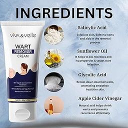 Viva & Velle Wart Remover Cream | Wart Remover Ointment For Wart Removal 50g (Pack of 2)-image-42