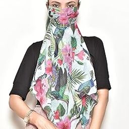 Swayam Reusable 3-Layers Outdoor Protective Face Mask Com Scarf For Woman Pack of 1-picture-9