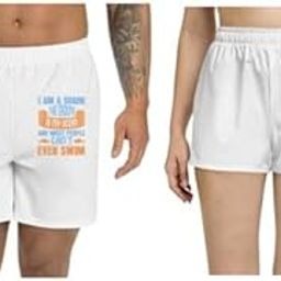 Unisex Regular fit 'Shark | I am a Shark, The Ground is My Ocean, and Most People canÕt Even Swim' Polyester Shorts [Size S/28In to XL/40In]-image-7