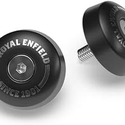 Royal Enfield KXA00271 Black Bar End Finishers for Super Meteor 650 and Shotgun 650-29