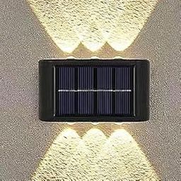 HENDEN Wireless Solar Outdoor Lights Waterproof Up and Down Wall Lamp Dusk to Dawn Outdoor Lighting Aluminum Housing for Yard Deck Garden Garage Walkway Porch (Set of 2)-13