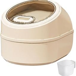 BNF Rice Container Leakproof Countertop Rice Grain Bucket for Grain Flour Cereal Cream 5kg | Home & Garden | Kitchen, Dining & Bar | Kitchen Storage & Organization | Food Storage Containers-image-60