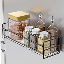 MFS Craft World Kitchen Organizer Storage Spice Rack, Wall-Mounted, 4 Shelves-picture-21