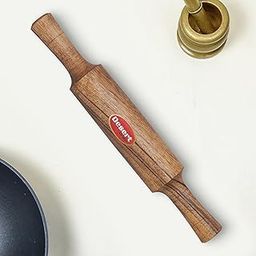 Desert Crafts 12inch Wooden Rolling Pin/Belan/Belani for Baking, Roti, Chapati for Kitchen (12 inch, Wooden)-25
