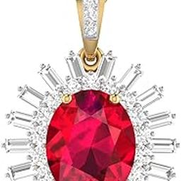 pc jeweller Yellow Gold and Solitaire Pendant for Women-picture-34