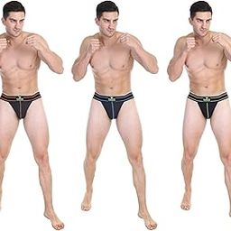 PLAYFITZ Deffender Athletic Supporters with Cup Pocket for Men Sports, Male Underwear for Workout in Gym Stretchable Cotton, Moisture Wicking Supporter for Cricket, Running, Quick Dry (Blue, XL)-image-38