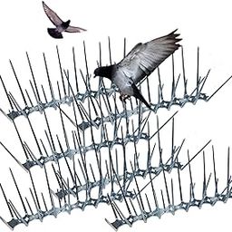Whiteshark Bird Spikes | for Bird & PigeonProblem Solutions, Polycarbonate Bird/Pigeon Control Spikes| length-12inchXwide-2.5XHeight-5inch | Set of 10 Piece-picture-15