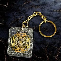 Pyrite Chunk Keychain with Golden Metallic Ring Powerful Magnet for Wealth, Abundance, Success, Prosperity & Success, Stylish Good Luck-picture-18