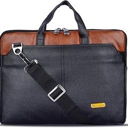 zadinga Blowzy Bag PU Leather Messenger Bag for Men/Office Bag for Men I Padded Laptop Compartment with Adjustable Strap I DIMENSION : L-15 inch W-1 inch H-11.5 inch-picture-5