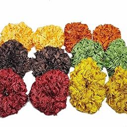 Hopea Extra Premium 12 Pc Hair Band/Scrunchies for Women and Girls - Stylish Wedding Hair Accessories-image-18