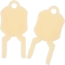 Cabilock 2Pcs Plastic Dispenser Key Replacement for Commercial Use Lightweight Accessory for Hospitals Hotels and Public Restrooms Easy to Install and Clean-3