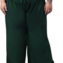 Plus Size Rayon Solid Relaxed Loose Fit Palazzo for Women's and Girls (Available Size S,M,L,XL,3XL,4XL,5XL,6XL,7XL,8XL,9XL,10XL,-image-90