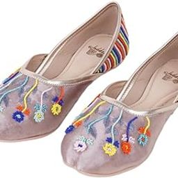 Multi-Colored Floral Embrioded Mojari | Preppy-picture-42