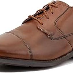 Men Becken Cap Black Leather Formal Shoes-image-67
