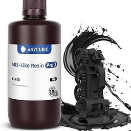 ANYCUBIC ABS-Like Resin Pro 2, Upgraded 8K 3D Printer Resin with Enhanced Strength and Toughness, High Precision, Low Odor, Compatible with LCD and DLP 3D Printers (Black, 1kg)-image-24