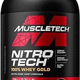 Muscletech Nitrotech 100% Whey Gold,907G (2Lbs),Double Rich Chocolate,Primary Source-Whey Protein Isolate,24G Of Pure Protein For Enhanced Lean Muscle,Strength&Recovery,Gluten Free,Vegetarian-picture-20