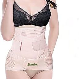 3 In 1 Postpartum Belly Band Post Pregnancy Abdominal Belt For Women After Birth Belly/Waist/Pelvis Wrap Postnatal Shapewear, (Fit from 30 Inch to 46 Inches of waist)-image-79