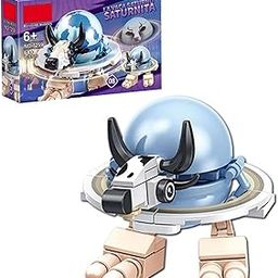 Building Block Toy, Small Saturn Cow Assembling Toys, Creative Play for Role Playing Activities Toys Suitable for Collectors and Enthusiasts of Quirky Items-image-13