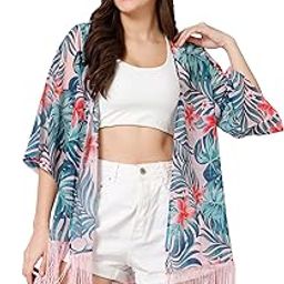 Women's Polyester Shawl Neck Shrug Sweater (PY4116SRGMULTI_Multicolor_Free Size)-picture-29