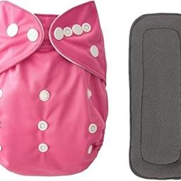 Softlia Reusable Baby Cloth Diaper with 3-Layer Microfiber Insert | Washable, Adjustable, Leak-Proof Diaper for Newborns & Toddlers (3-15kg) – Eco-Friendly (Pack of 1) (Pink, One Size, 3, count)-image-43