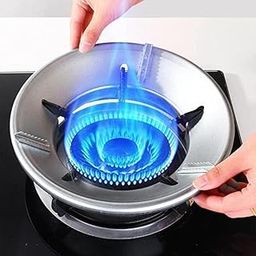 Webstar Gas Saver Round Burner Stand|Glass Top Open Gas Saver Jali|Chula Support Stand,Cast Iron 4 Legs Supported For Indian Gas 0.7Mm Thickness|Home Stove Fire Windproof Energy Saving Stand(1)-image-31