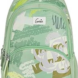 Orchid Ash Green School Backpack For Girls |19 In-36 Ltr with Laptop Sleeve, Rain Cover and Three Compartments with Padded Shoulders |Best for Books,Stationery,Lunch Box & Essentials - Ash Green-image-68