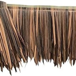 THE STYLE SUTRA Artificial Thatch Roofing Synthetic Thatch Grass Roof for Bar Garden Outdoor 100cmx50cm Style D-picture-6