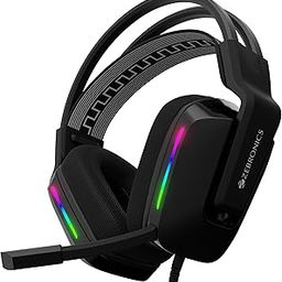 ZEBRONICS Havoc Premium Gaming Over Ear Headphone with Dolby Atmos Subscription, 50mm Neodymium Drivers, Extra Soft Ear Cushion, Suspension Headband,Braided Cable (Black)-19