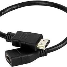 High Speed HDMI Male to Female Extension Cable HDMI Extender for fire tv Stick, Laptop/PC, LCD/LED TV, Xbox, PS3/PS4- Color May Vary (20cm)-28