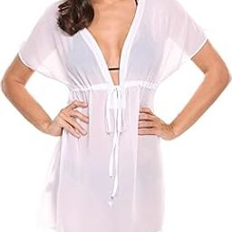 Solid Georgette Women Kaftan | Beach cover up | V Neck | One Size fits all-picture-50