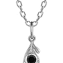925 Silver Oxidised Silver Leaf Pendant For Him | Neckpiece for Men & Boys | With Certificate of Authenticity and 925 Stamp | 6 Month Warranty*-image-27