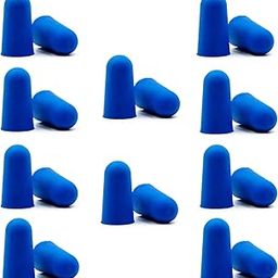 Soft Foam Ear Plugs Travel Sleep Prevention Earplugs Noise Reduction For Noise, Meditation, Studying, Live Concert, Yoga, Travel (10 Pair Foam Dark-Blue)-picture-33