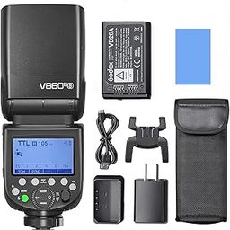 Godox V860III-S Camera Flash Light Wireless TTL Speedlite Modeling Light Transmitter/Receiver Manual/Auto Flash GN60 1/8000s HSS Built-in 2.4G Wireless X System Replacement for Sony Cameras-27