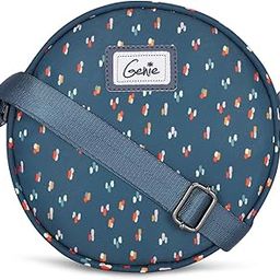 Spritz Navy Blue 2 Ltrs Circle Sling Bag For Girls/Women-image-8