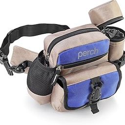 Waist Bag with Insulated (Hot and Cold) Detachable Bottle Holder-Multi-Utility Travel Sling Bag for Men - Perfect for Hiking, Trekking, and Camping -Water Resistant (Sand Brown with Blue)-image-64