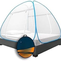Mosquito Net for Double Bed [6 Feet X 6.5 Feet], Queen-Size Premium Machardani, Strong and Durable, 30 GSM, Tent Type, Foldable, Corrosion Resistant-image-45