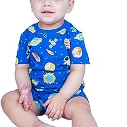 Typographic Printed Solid T-Shirt and Short Set for Baby Girls | Navy Blue | 9-12 Months | KIDS13635-image-69
