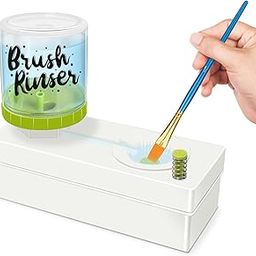 Paint Brush Cleaner with Water Cycle System, 250ml/500ml Capacity, Drain Plug, Return Spring-46