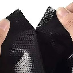 Premium Garden Weed Control Barrier Sheet Mat 0.60 Meter (2 Feet) x 50 Meter, Landscape Fabric 90 GSM Heavy Duty Weed Block Gardening Mat for Gardens, Agriculture, Outdoor Projects (Black)-image-85
