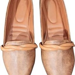 Stylish Women’s Pointed Toe Slip-On Flats | Trendy Twist Design | Comfortable Casual Office Wear Shoes | Soft Cushioned Insole-image-1