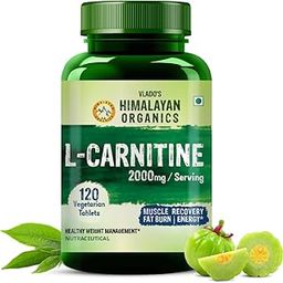Vlado’s HIMALAYAN ORGANICS L-Carnitine L-Tartrate With Green Tea Extract 2000 Mg | Healthy Weight Management | Supports Muscle Recovery, Boost Energy, Endurance And Fat Burn -120 Vegetarian Tablets-14
