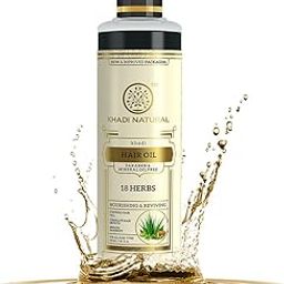 Khadi Natural Ayurvedic 18 Herbs Hair Oil | Repairs Dry Scalp | Boosts Hair Health | Promotes Healthy Hair | Paraben & Mineral Oil Free | Natural Care for All Hair Types| 210 ml-image-21