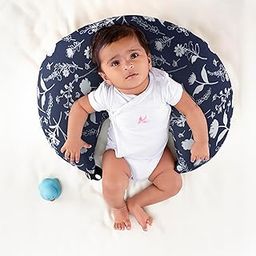 Wakefit Nursing Pillow for Breastfeeding & Baby Care | 5 in 1 Feeding Pillow with 100% Cotton Removable Cover | Super Soft & Machine Washable | Evelyn-15