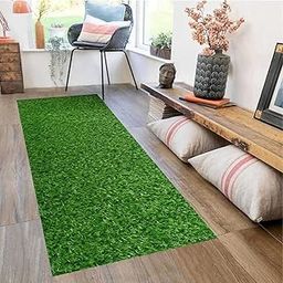 RevaTex Artificial Green Grass Mat for Balcony Floor, Home Decoration| Perfect for Indoor and Outdoor Use| Entrace Mats|Easy to Wash| Waterproof Mats| (Size 2 feet by 6 feet (Pack of 1)-image-95