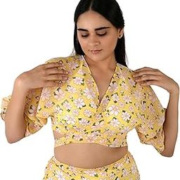 Printed Cover-Up Top for Women Vibrant and Stylish Carrot Print Design, Perfect for Summer Days, Lightweight, Breathable, and Comfortable for Beach, Pool, or Resort Wear-image-101
