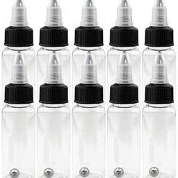 UJEAVETTE® 4xTattoo Airbrush Ink Pigment Boston Bottles LDPE 30ml-image-4