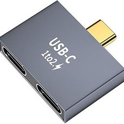 MICROWARE 1 to 2 USB C Male to Dual USB C Female Data Transfer Type-C Splitter PD Charge, Type C Male to 2 Female Splitter-image-16